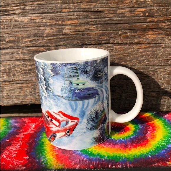 Disney Pixar Cars movie mug Coffee Cup Boost, Lightning McQueen, Wingo ceramic - Picture 2 of 9